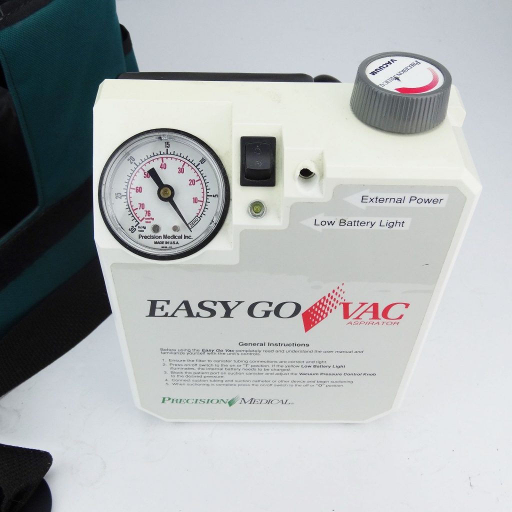 Precision Medical PM65 EasyGo Vac Aspirator Vacuum Suction Pump CHD