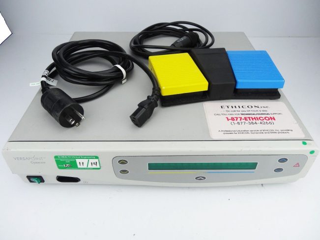 Ethicon Gynecare Versapoint Bipolar Electrosurgery System w/ Foot ...