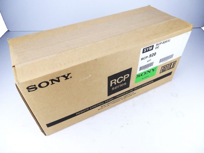 Télécommande Sony RCP-720 – Pour Caméras HDW, HDC, HXC, BVP, DVW – Occasion Fonctionnelle